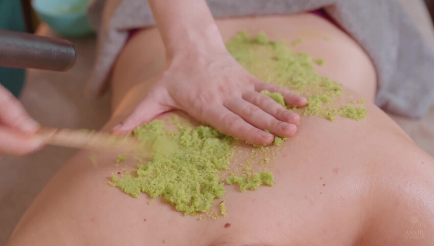 ASMR Massage - 19 Jan 2026 - Back and Side Scrub Massage by Anna to Liza (non nude)​