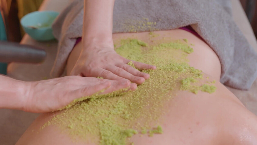 ASMR Massage - 19 Jan 2026 - Back and Side Scrub Massage by Anna to Liza (non nude)​