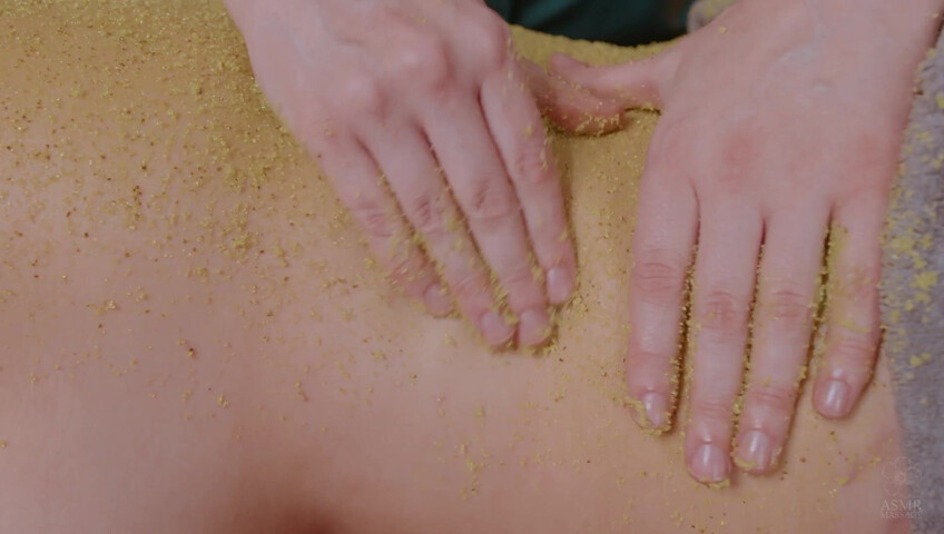 ASMR Massage - 19 Jan 2026 - Back and Side Scrub Massage by Anna to Liza (non nude)​