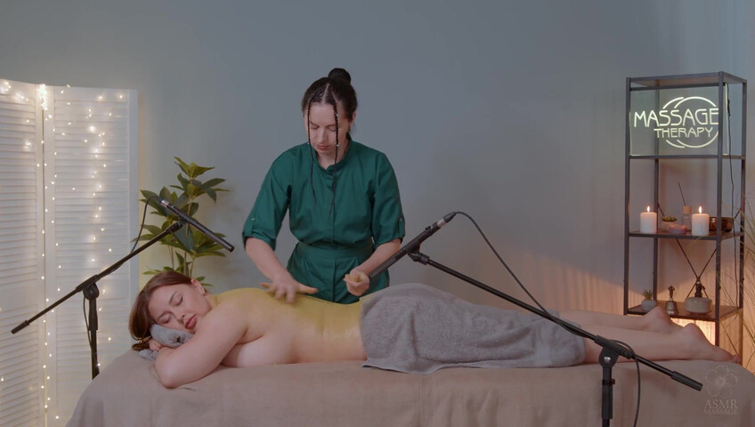 ASMR Massage - 19 Jan 2026 - Back and Side Scrub Massage by Anna to Liza (non nude)​