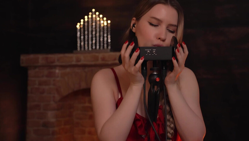 MOOD ASMR - 22 January 2026 - ASMR Mouth Sounds Near the Fireplace