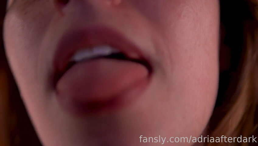 Adria After Dark - 1 Nov 2025 - ASMR Licking and Sucking on the Mic
