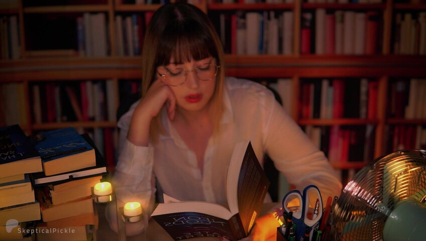 SkepticalPickle ASMR - Inappropriate Librarian Licks Your Ears (platinum)