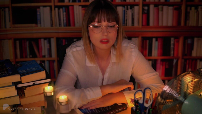 SkepticalPickle ASMR - Inappropriate Librarian Licks Your Ears (platinum)