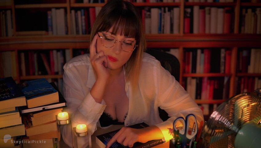 SkepticalPickle ASMR - Inappropriate Librarian Licks Your Ears (platinum)