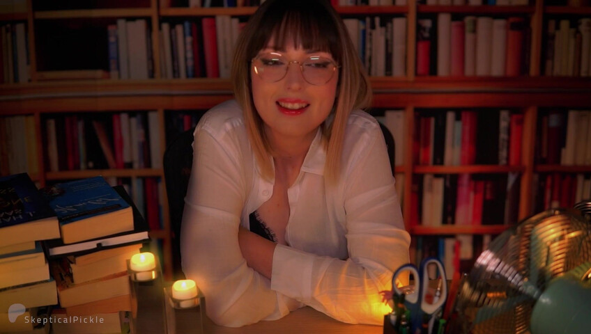 SkepticalPickle ASMR - Inappropriate Librarian Licks Your Ears (platinum)
