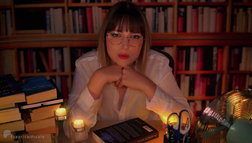 SkepticalPickle ASMR - Inappropriate Librarian Licks Your Ears (platinum)