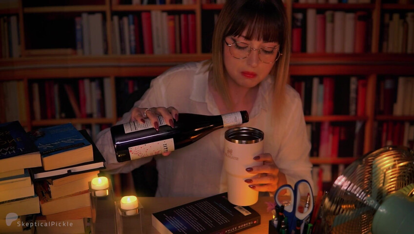 SkepticalPickle ASMR - Inappropriate Librarian Licks Your Ears (platinum)