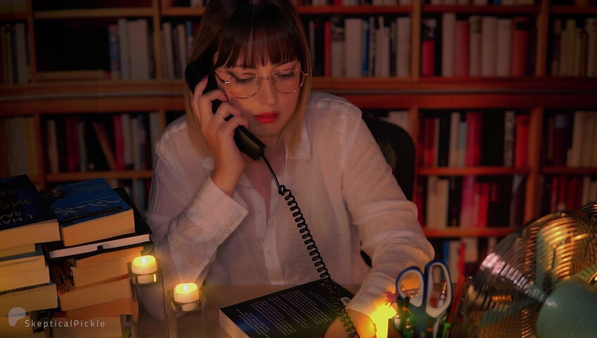 SkepticalPickle ASMR - Inappropriate Librarian Licks Your Ears (platinum)