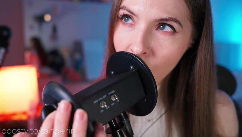 Tangerin ASMR - 25 Jan 2026 - Close Whispering / Ear Licking / Lipping / Kisses / Ear Biting & Eye Contact