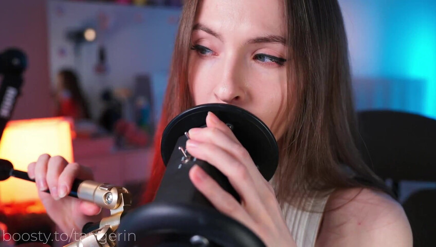 Tangerin ASMR - 25 Jan 2026 - Close Whispering / Ear Licking / Lipping / Kisses / Ear Biting & Eye Contact