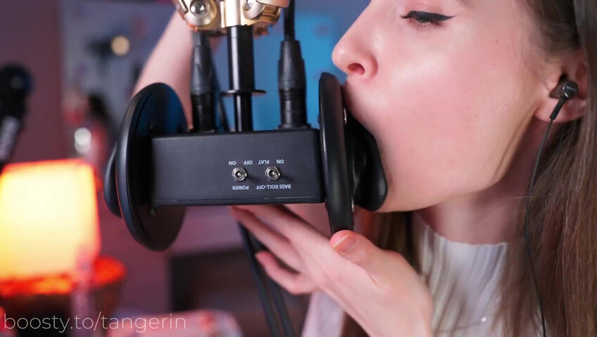 Tangerin ASMR - 25 Jan 2026 - Close Whispering / Ear Licking / Lipping / Kisses / Ear Biting & Eye Contact