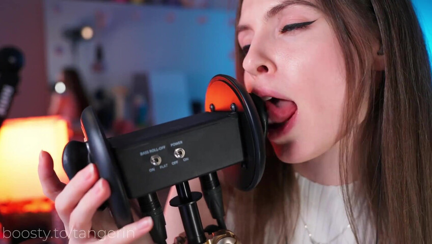 Tangerin ASMR - 25 Jan 2026 - Close Whispering / Ear Licking / Lipping / Kisses / Ear Biting & Eye Contact