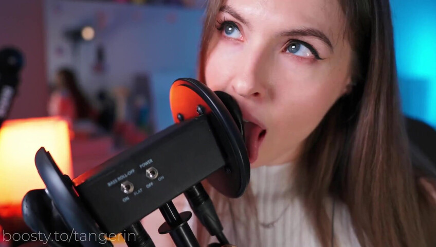 Tangerin ASMR - 25 Jan 2026 - Close Whispering / Ear Licking / Lipping / Kisses / Ear Biting & Eye Contact