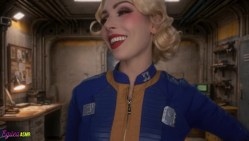 Egilea ASMR - [EXCLUSIVE VIDEO] Vault Dweller Flirts with YOU Kisses
