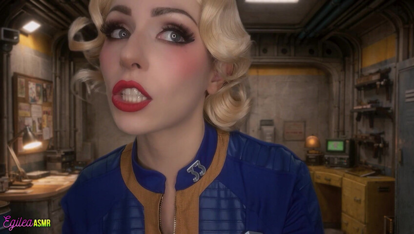 Egilea ASMR - [EXCLUSIVE VIDEO] Vault Dweller Flirts with YOU Kisses