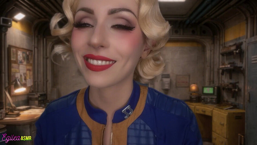 Egilea ASMR - [EXCLUSIVE VIDEO] Vault Dweller Flirts with YOU Kisses
