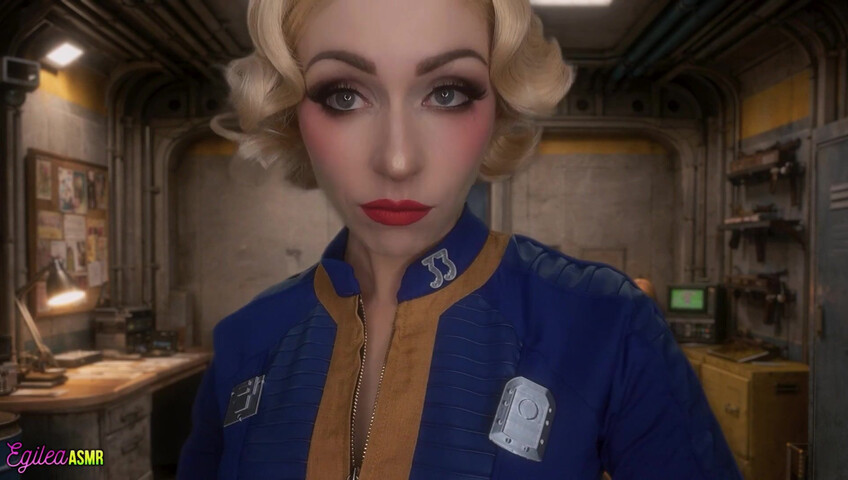 Egilea ASMR - [EXCLUSIVE VIDEO] Vault Dweller Flirts with YOU Kisses