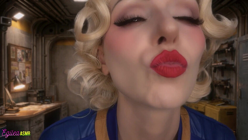 Egilea ASMR - [EXCLUSIVE VIDEO] Vault Dweller Flirts with YOU Kisses