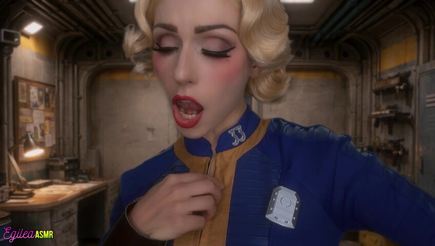 Egilea ASMR - [EXCLUSIVE VIDEO] Vault Dweller Flirts with YOU Kisses