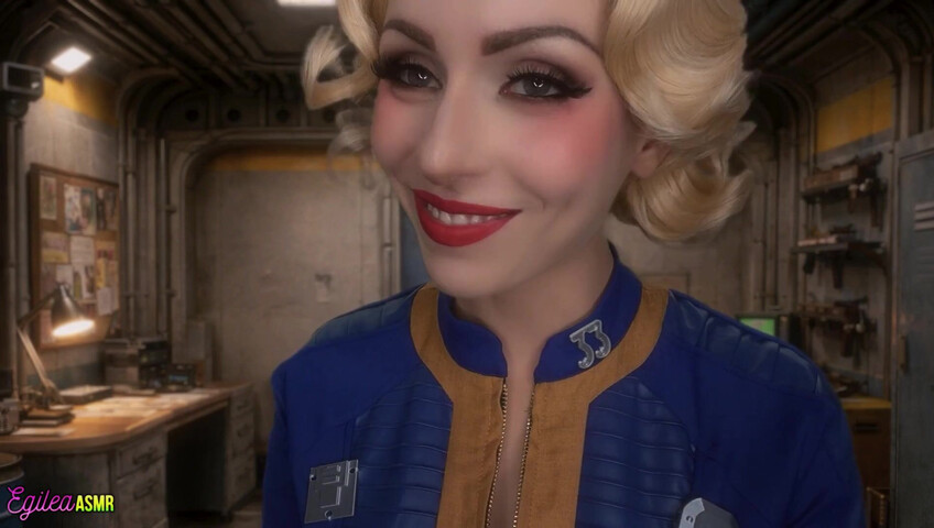 Egilea ASMR - [EXCLUSIVE VIDEO] Vault Dweller Flirts with YOU Kisses