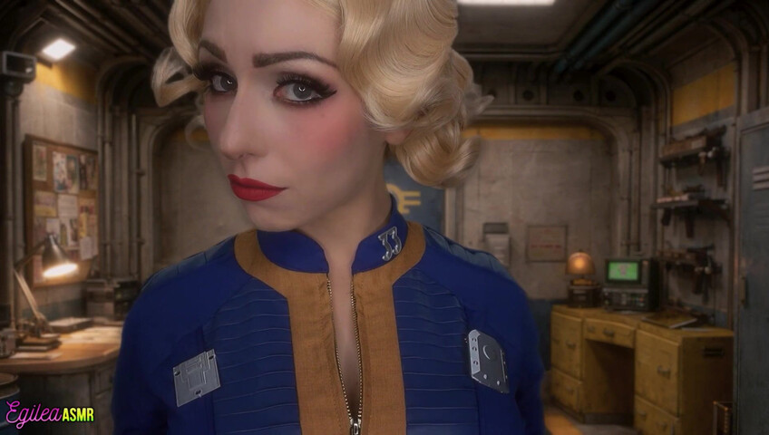 Egilea ASMR - [EXCLUSIVE VIDEO] Vault Dweller Flirts with YOU Kisses