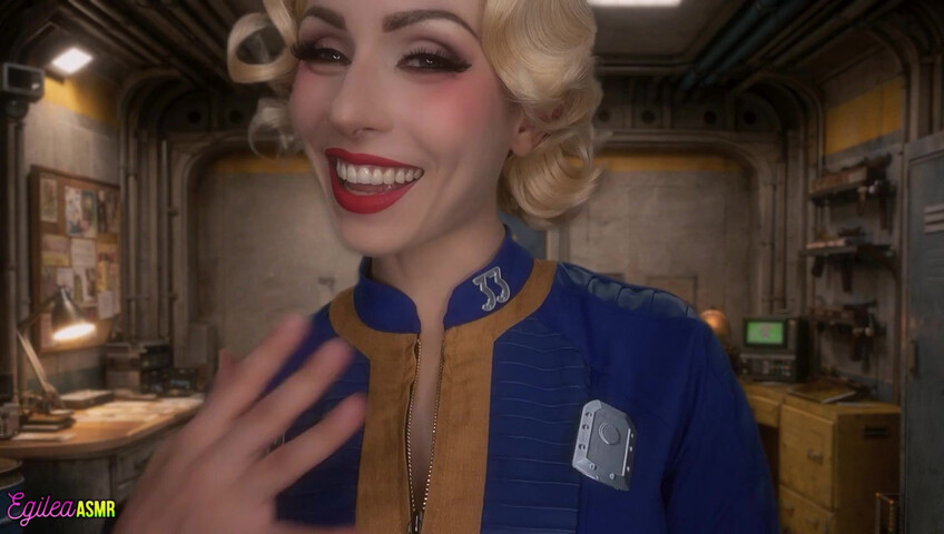 Egilea ASMR - [EXCLUSIVE VIDEO] Vault Dweller Flirts with YOU Kisses