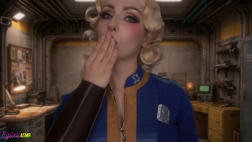 Egilea ASMR - [EXCLUSIVE VIDEO] Vault Dweller Flirts with YOU Kisses