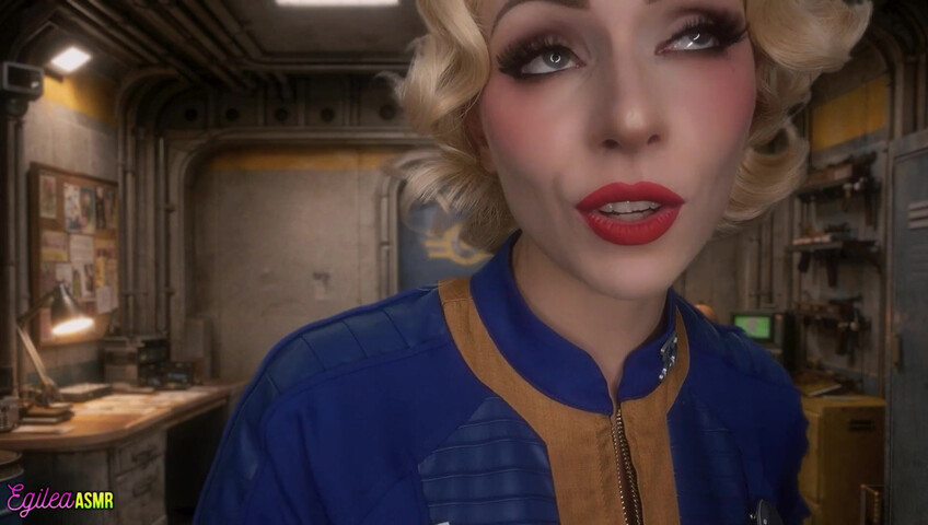 Egilea ASMR - [EXCLUSIVE VIDEO] Vault Dweller Flirts with YOU Kisses
