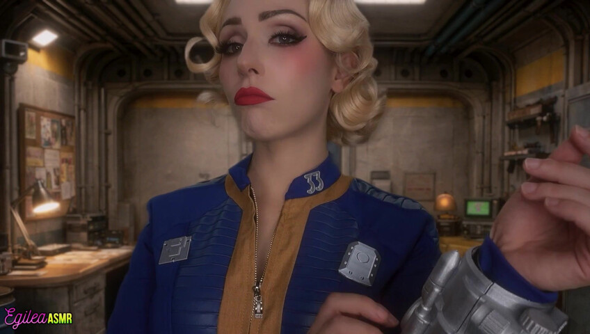 Egilea ASMR - [EXCLUSIVE VIDEO] Vault Dweller Flirts with YOU Kisses