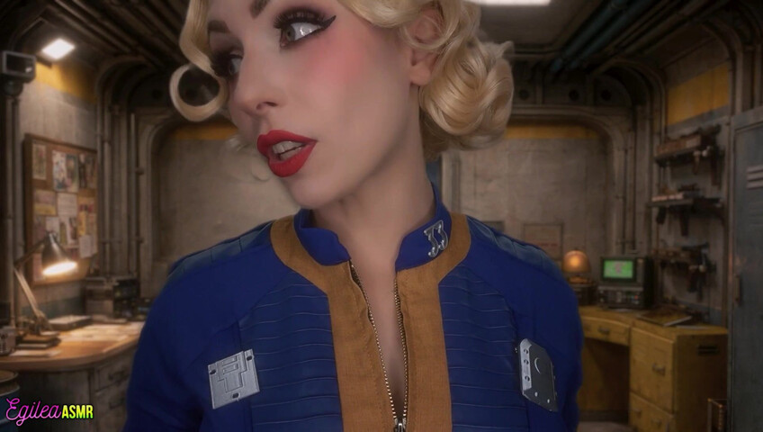 Egilea ASMR - [EXCLUSIVE VIDEO] Vault Dweller Flirts with YOU Kisses