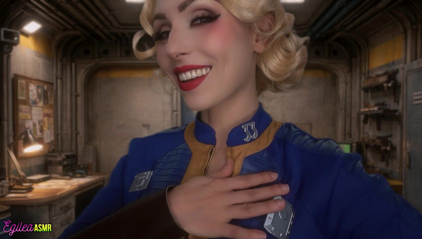Egilea ASMR - [EXCLUSIVE VIDEO] Vault Dweller Flirts with YOU Kisses