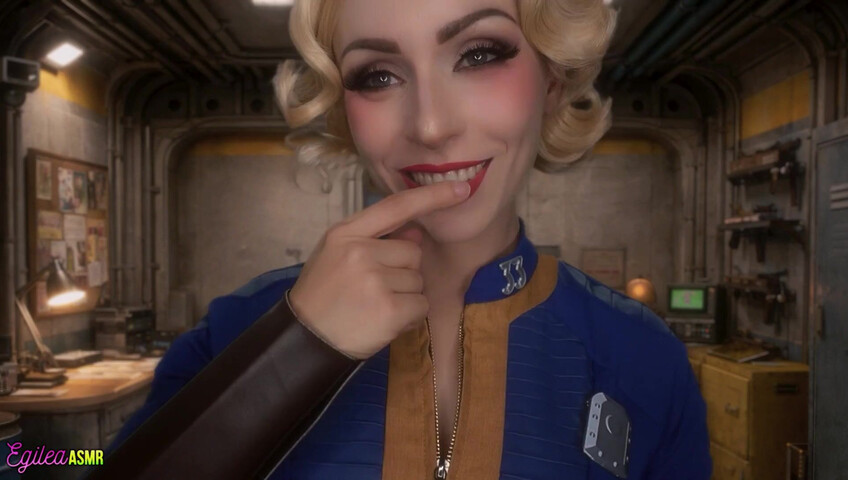 Egilea ASMR - [EXCLUSIVE VIDEO] Vault Dweller Flirts with YOU Kisses