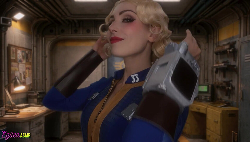 Egilea ASMR - [EXCLUSIVE VIDEO] Vault Dweller Flirts with YOU Kisses