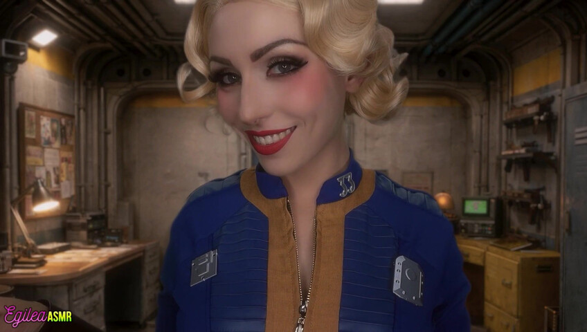 Egilea ASMR - [EXCLUSIVE VIDEO] Vault Dweller Flirts with YOU Kisses