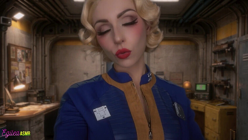 Egilea ASMR - [EXCLUSIVE VIDEO] Vault Dweller Flirts with YOU Kisses