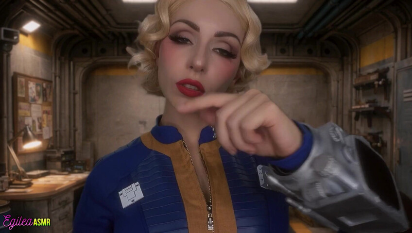 Egilea ASMR - [EXCLUSIVE VIDEO] Vault Dweller Flirts with YOU Kisses