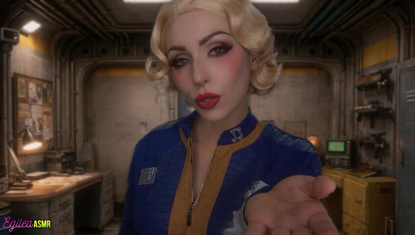 Egilea ASMR - [EXCLUSIVE VIDEO] Vault Dweller Flirts with YOU Kisses