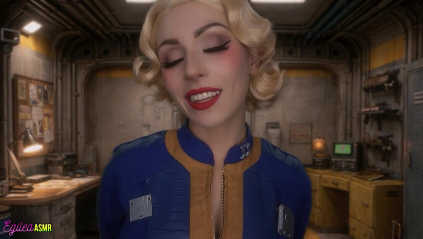 Egilea ASMR - [EXCLUSIVE VIDEO] Vault Dweller Flirts with YOU Kisses