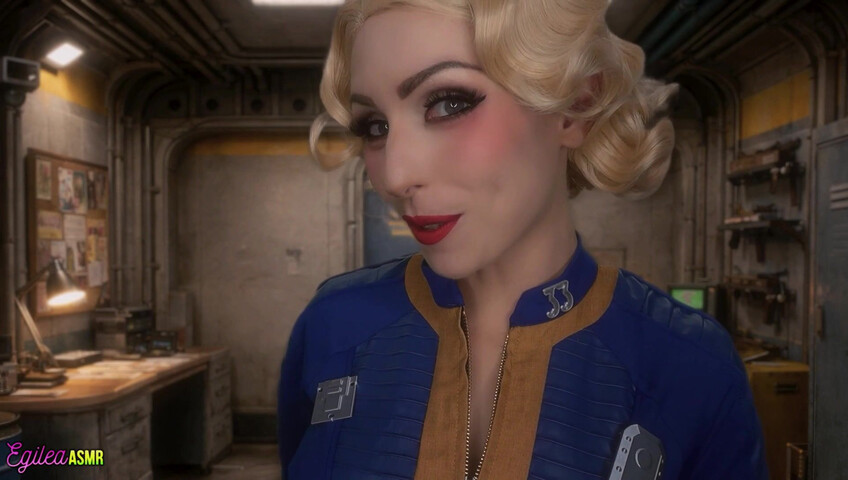 Egilea ASMR - [EXCLUSIVE VIDEO] Vault Dweller Flirts with YOU Kisses