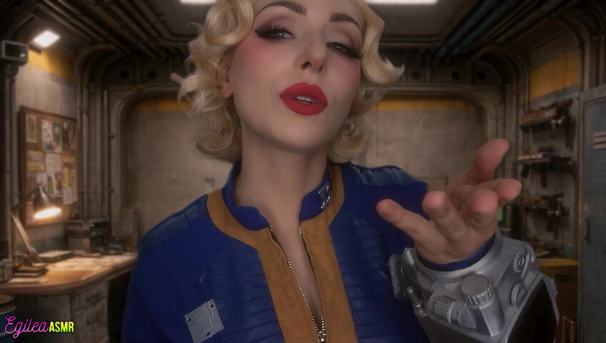 Egilea ASMR - [EXCLUSIVE VIDEO] Vault Dweller Flirts with YOU Kisses