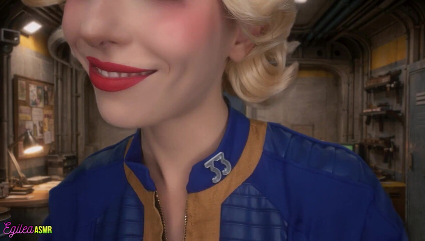Egilea ASMR - [EXCLUSIVE VIDEO] Vault Dweller Flirts with YOU Kisses