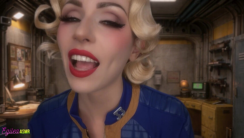Egilea ASMR - [EXCLUSIVE VIDEO] Vault Dweller Flirts with YOU Kisses