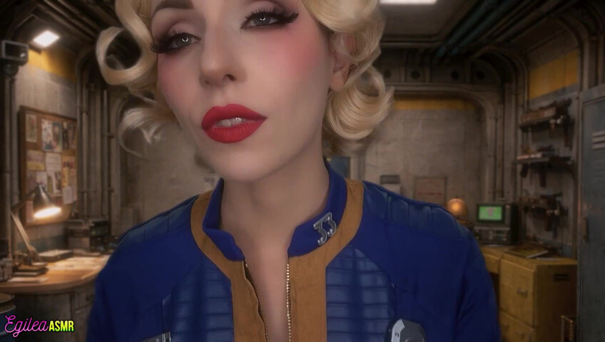 Egilea ASMR - [EXCLUSIVE VIDEO] Vault Dweller Flirts with YOU Kisses