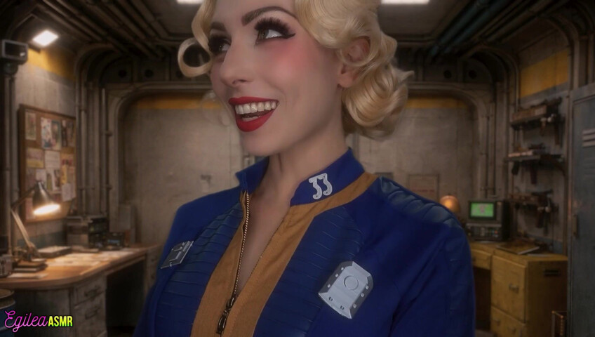 Egilea ASMR - [EXCLUSIVE VIDEO] Vault Dweller Flirts with YOU Kisses