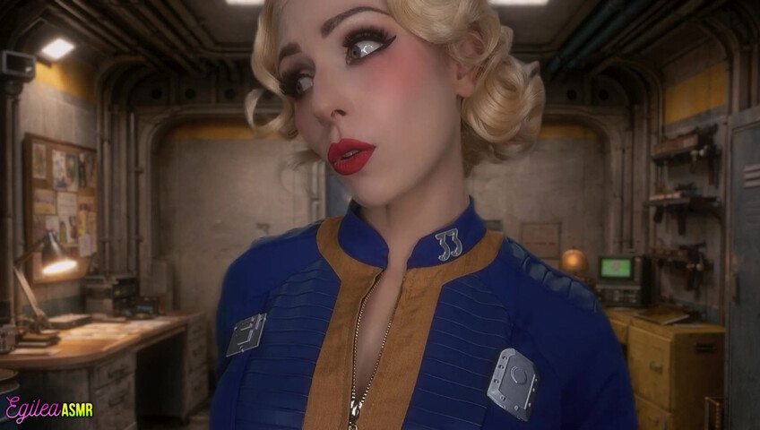 Egilea ASMR - [EXCLUSIVE VIDEO] Vault Dweller Flirts with YOU Kisses