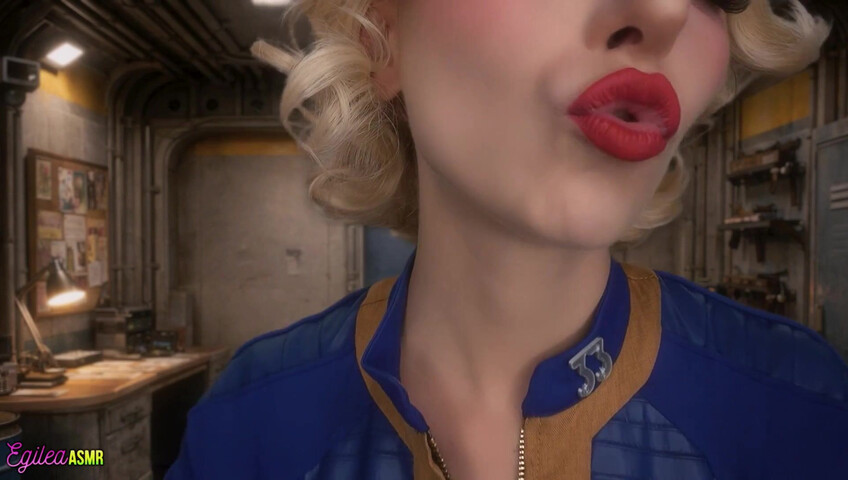 Egilea ASMR - [EXCLUSIVE VIDEO] Vault Dweller Flirts with YOU Kisses