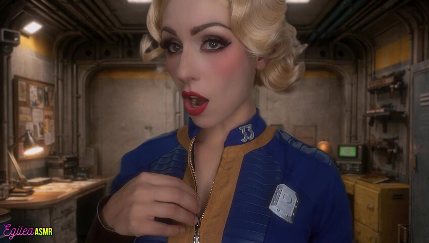 Egilea ASMR - [EXCLUSIVE VIDEO] Vault Dweller Flirts with YOU Kisses