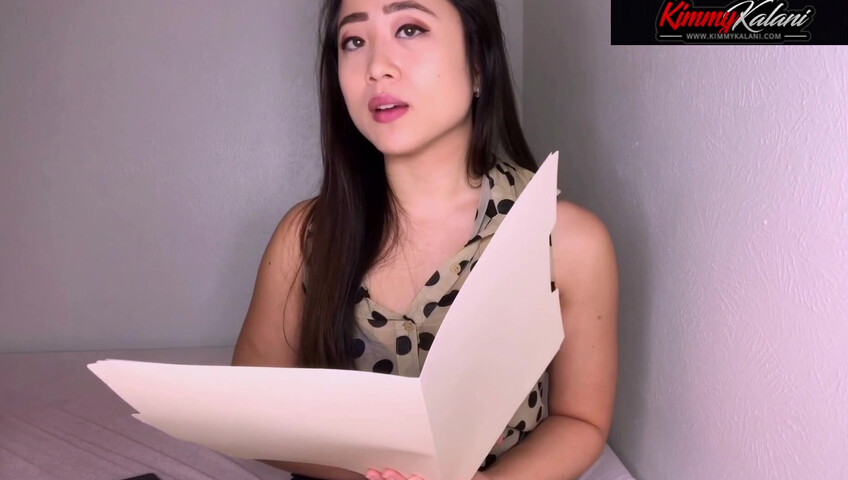 Kimmy Kalani ASMR - Secretary Gives Boss A Striptease