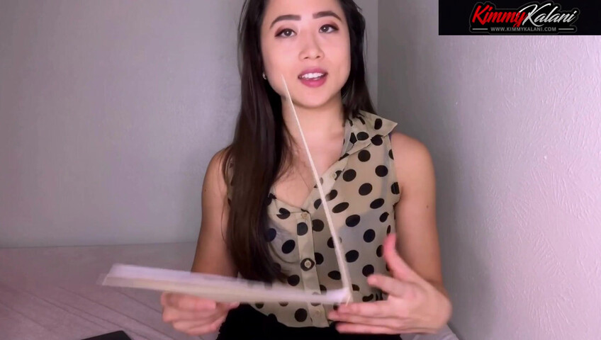 Kimmy Kalani ASMR - Secretary Gives Boss A Striptease